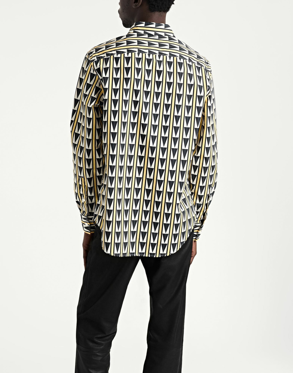 Lanvin Mens Shirt in Yellow