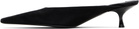 Victoria Beckham Black Sloan Suede Mules