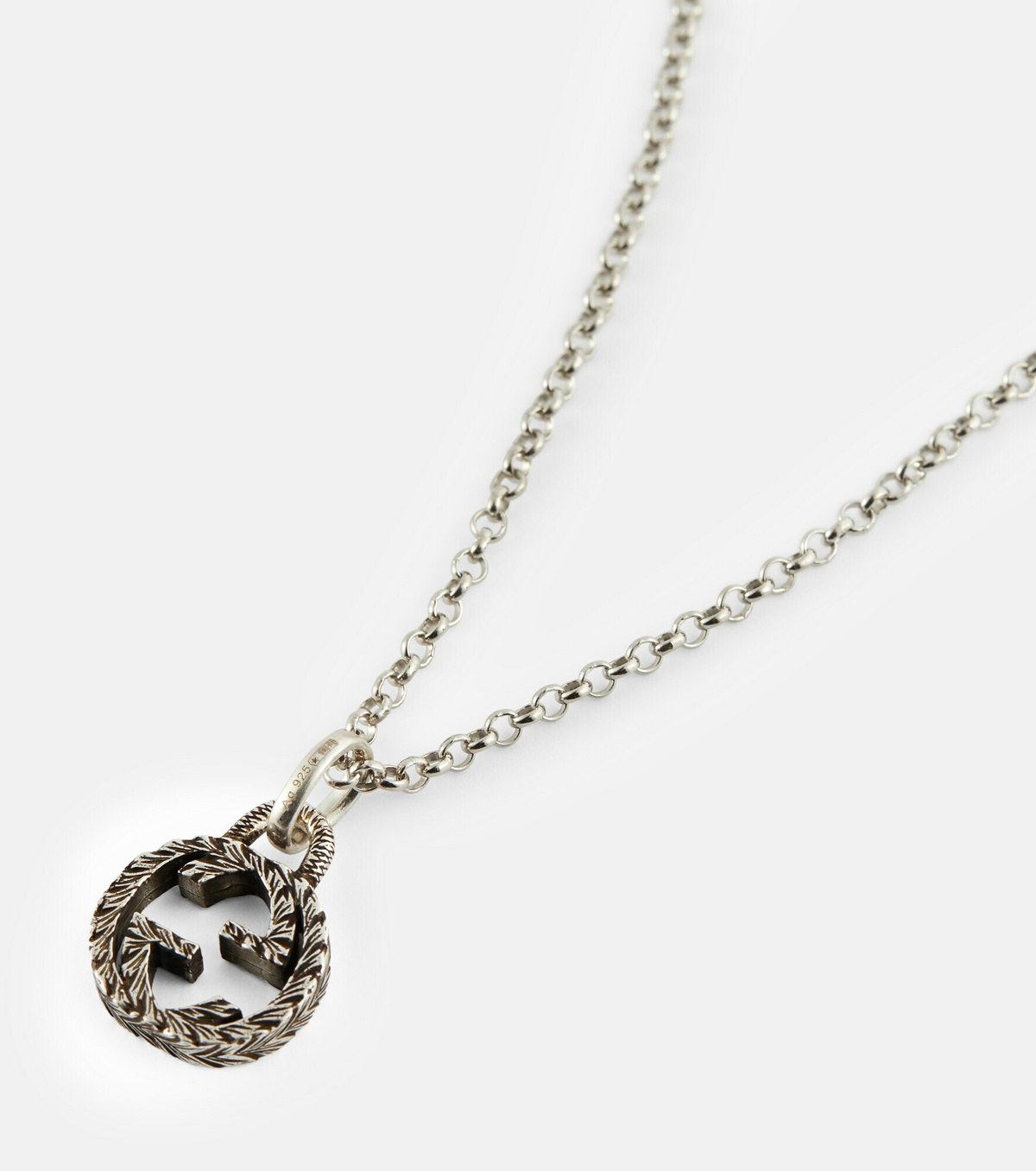 Gucci - Interlocking G Sterling Silver Necklace Gucci