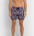 Vilebrequin - Moorea Mid-Length Printed Swim Shorts - Blue