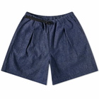 Monitaly Men's Easy Baggy Short in Chambray