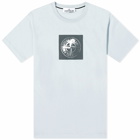 Stone Island Men's Institutional One Badge Print T-Shirt in Sky Blue