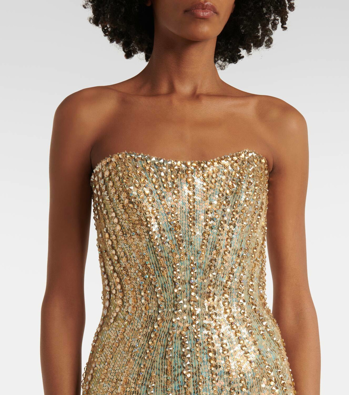 jenny packham gold dress Gold Rush Floor-Length Dress main image 0