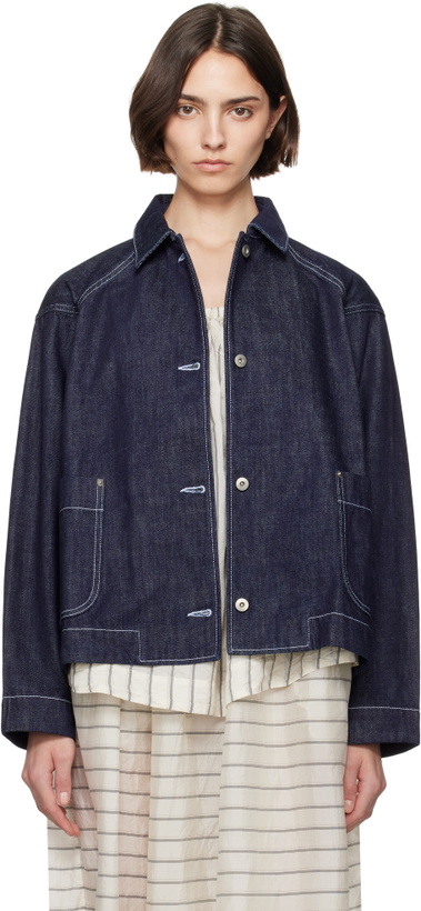 Photo: CASEY CASEY Indigo Drays Travail Denim Jacket