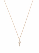 MARIA TASH 18K Rose Gold Diamond Lightning Pendant Necklace