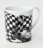 Fornasetti High Fidelity porcelain mug