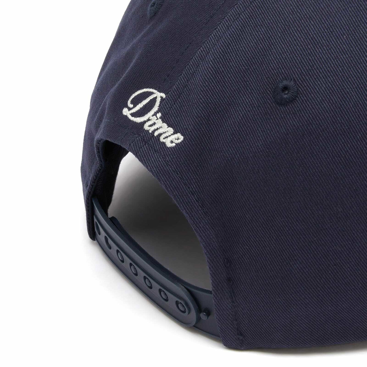 Dime Men's Cursive D Full Fit Cap in Navy Dime