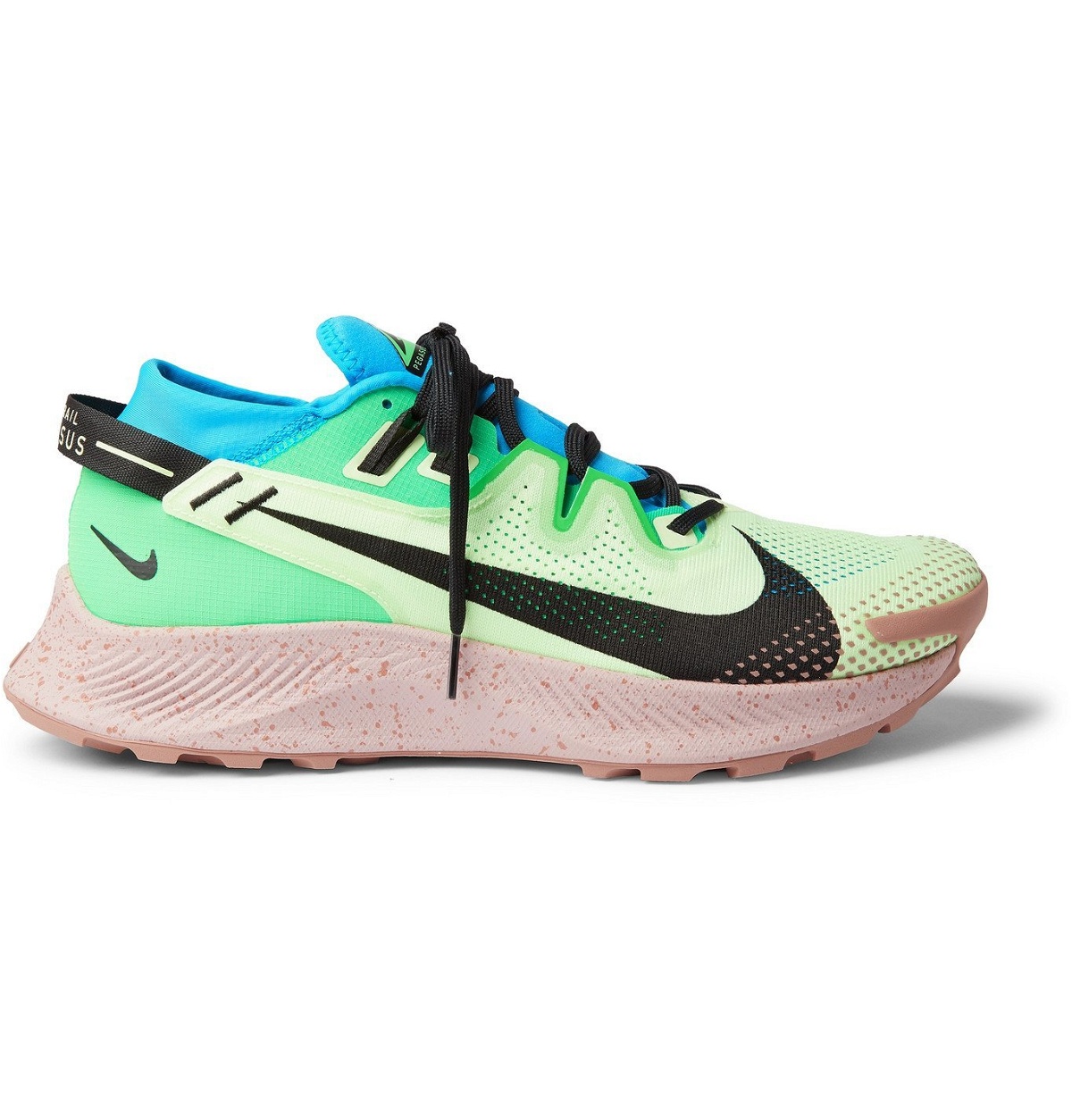Nike Running - Trail 2 Mesh, and Neoprene Sneakers - Green Nike