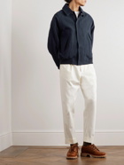 A Kind Of Guise - Bassel Cotton and Linen-Blend Bomber Jacket - Blue