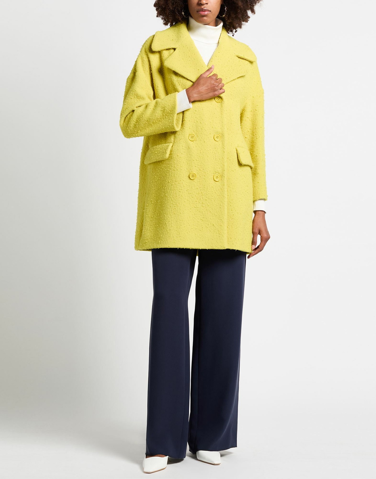Red Valentino Womens Coat in Lime green