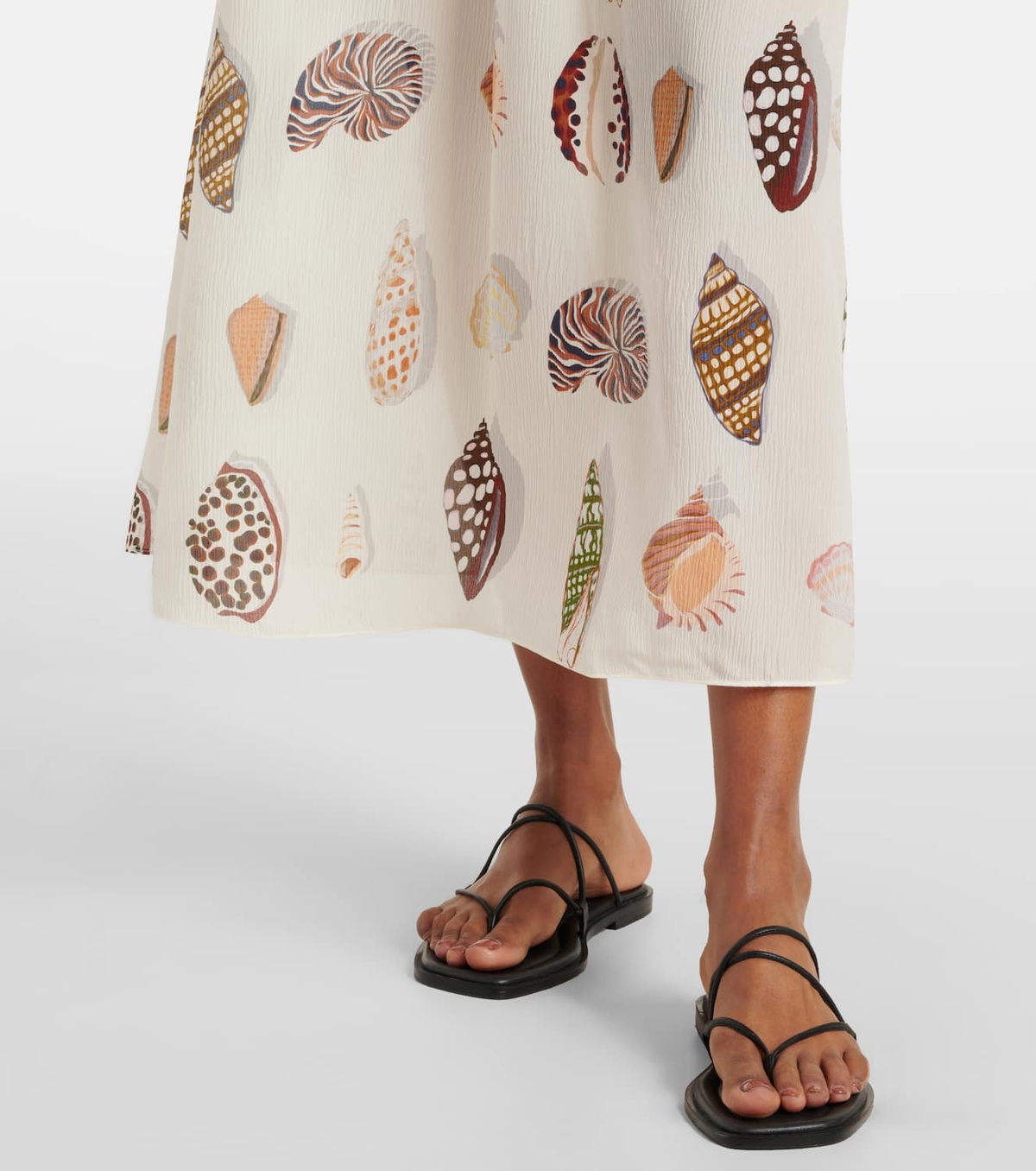 Eres Coffea printed silk maxi dress