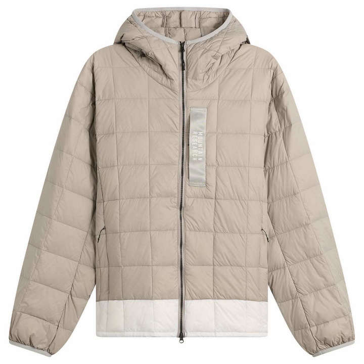 Photo: Taion Men's x Mountain Research Down Zip Parka Jacket in Grey