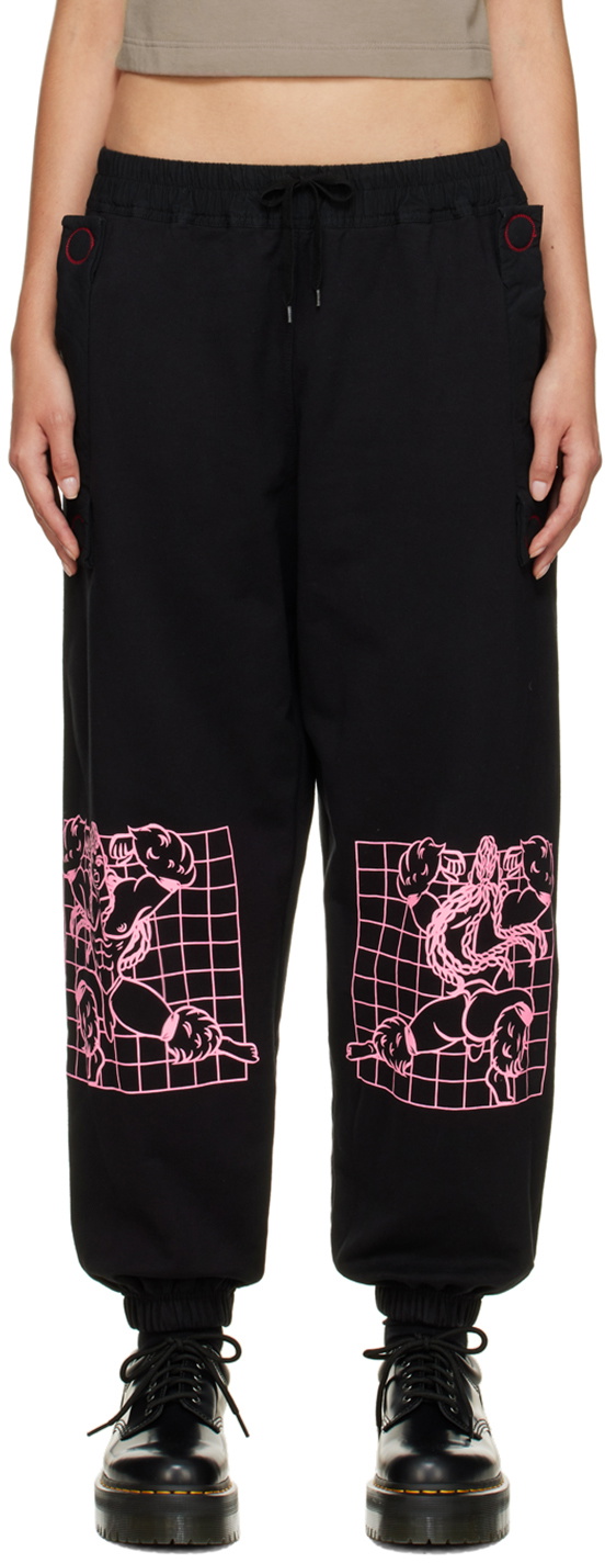 Bernhard Willhelm White Graphic Pants