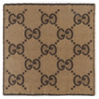 Gucci Baby Brown Cashmere GG Blanket