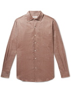 Loro Piana - Andre Cotton-Twill Shirt - Brown