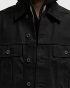 Rick Owens TRUCKER JACKET Black Mens Denim Jacket