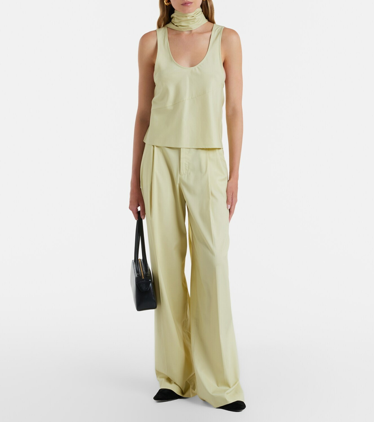 Aya Muse Olena scarf-detail top