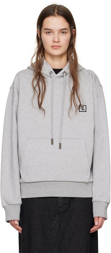 Photo: Wooyoungmi Gray Patch Hoodie