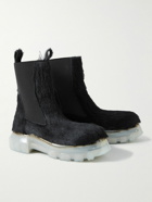 Rick Owens - Beatle Bozo Calf Hair Chelsea Boots - Black