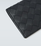 Bottega Veneta Intrecciato leather passport wallet