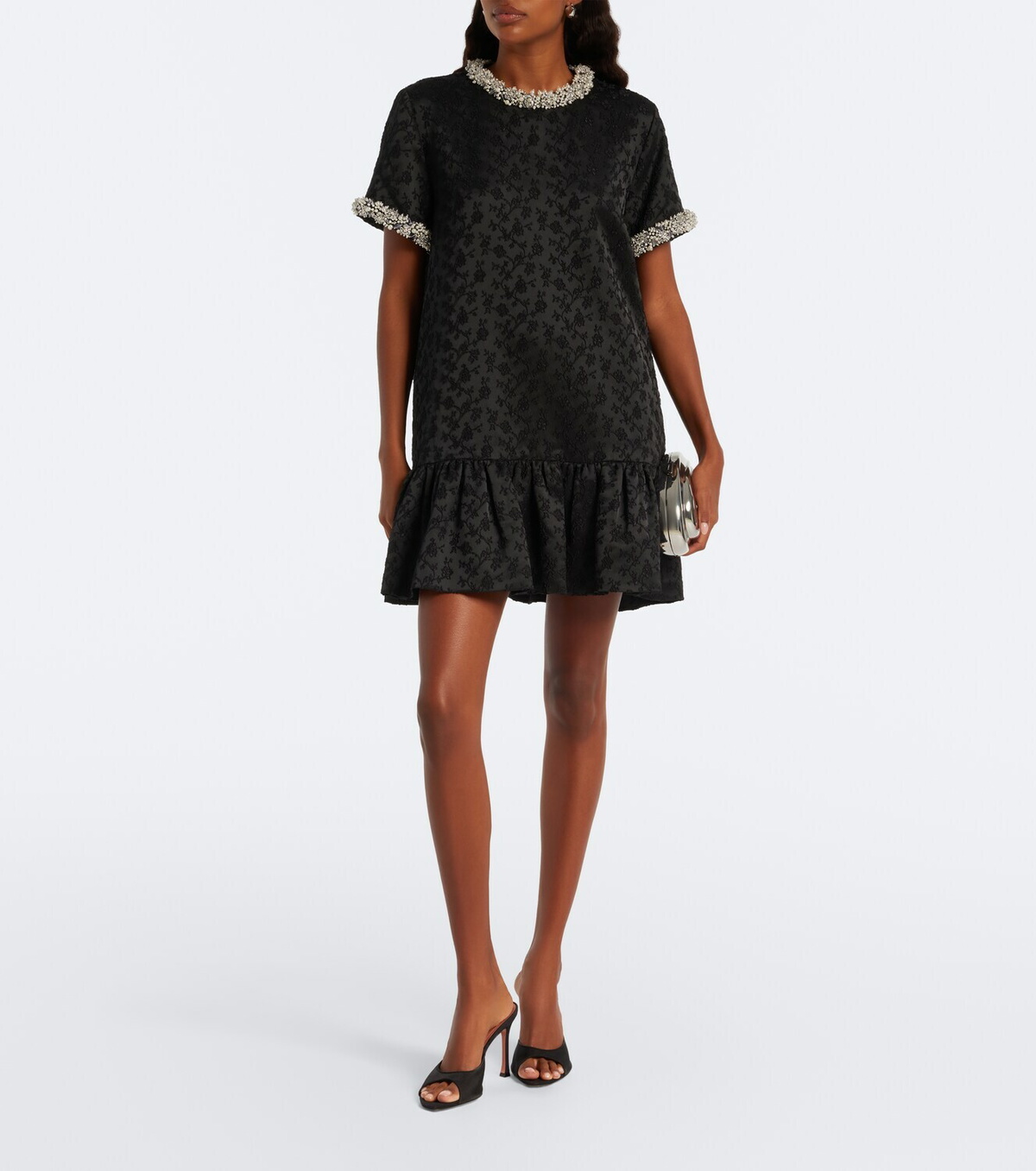 Simkhai Alison embellished jacquard minidress