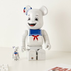 Medicom Stay Puft Marshmallow Man White Chrome Be@Rbrick in Multi 100%/400%