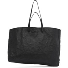 JW Anderson Black Crinkle Duffle Bag