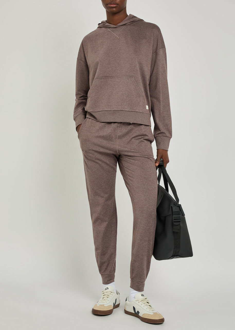 Vuori Performance Slubbed Jersey Sweatpants Taupe