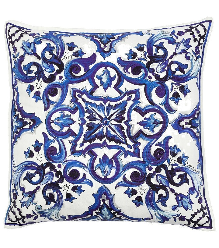 Photo: Dolce&Gabbana Casa - Medium printed canvas cushion
