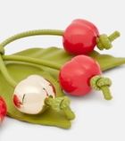 Loewe Paula's Ibiza Cherry leather-trimmed charm