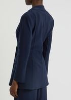 Norma Kamali Stretch-jersey Blazer Dark Navy