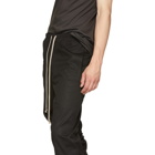 Rick Owens Black Drawstring Astaires Trousers