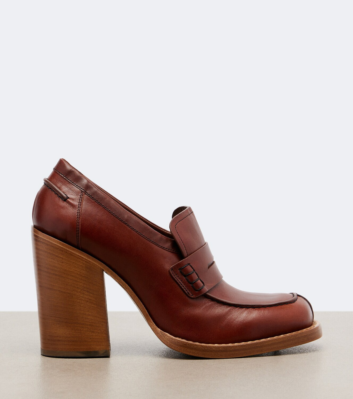 Dries Van Noten Leather loafer pumps