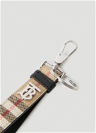 Burberry - TB Check Keyring in Beige
