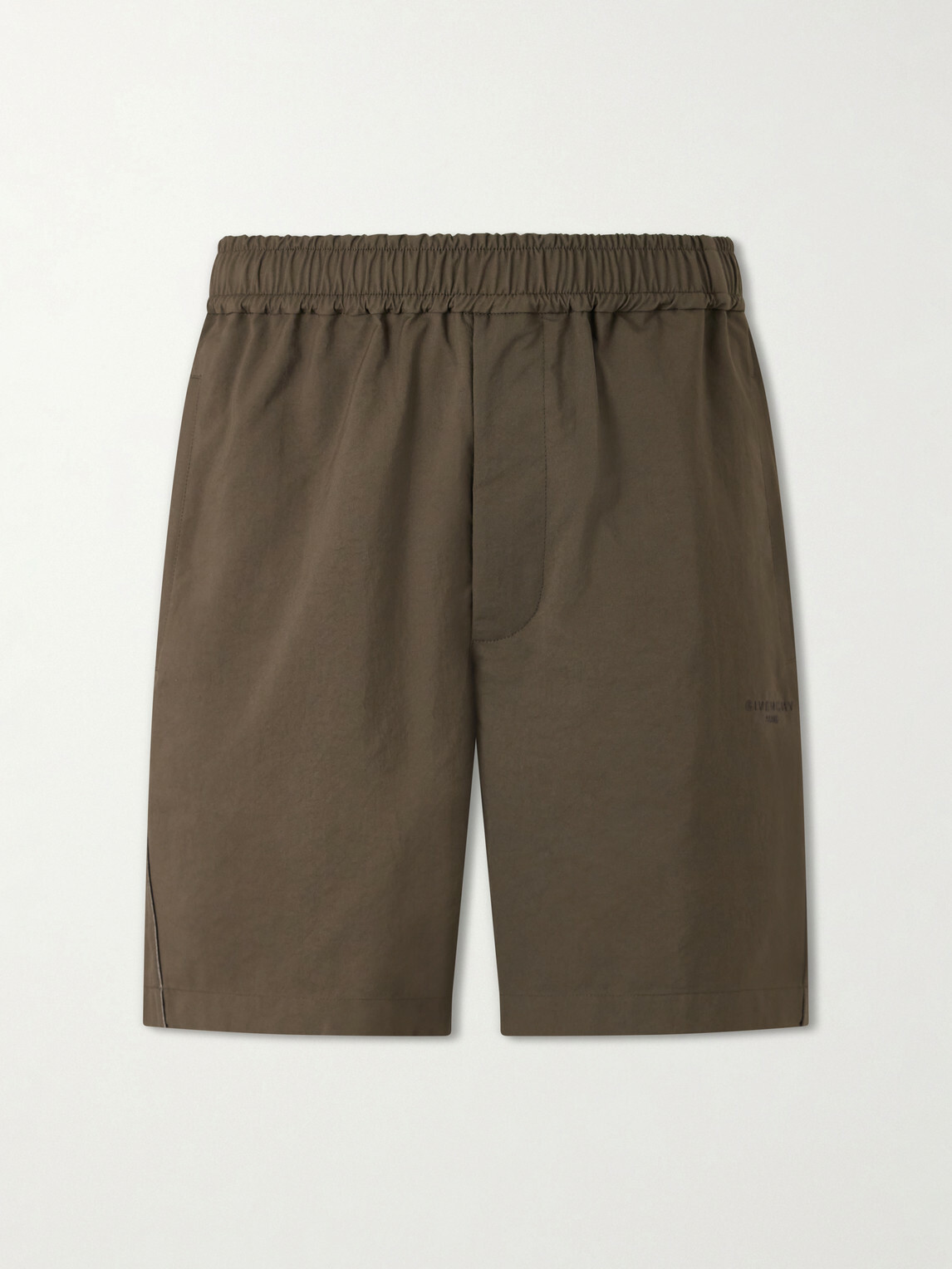 Givenchy - Straight-Leg Shell Shorts - Brown