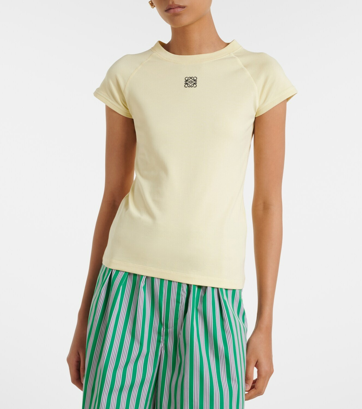 Loewe Anagram cotton-blend T-shirt