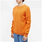 Country Of Origin Men's Supersoft Seamless Crew Knit in Clementine