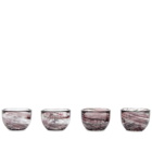 Ferm Living Tinta Egg Cups - Set of 4 in Deep Brown