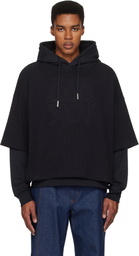 Jean Paul Gaultier Black 'The Oversized JPG' Hoodie