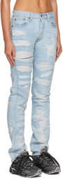 NotSoNormal Blue Destroyed Jeans