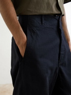 Kaptain Sunshine - Wide-Leg Cotton-Drill Trousers - Black
