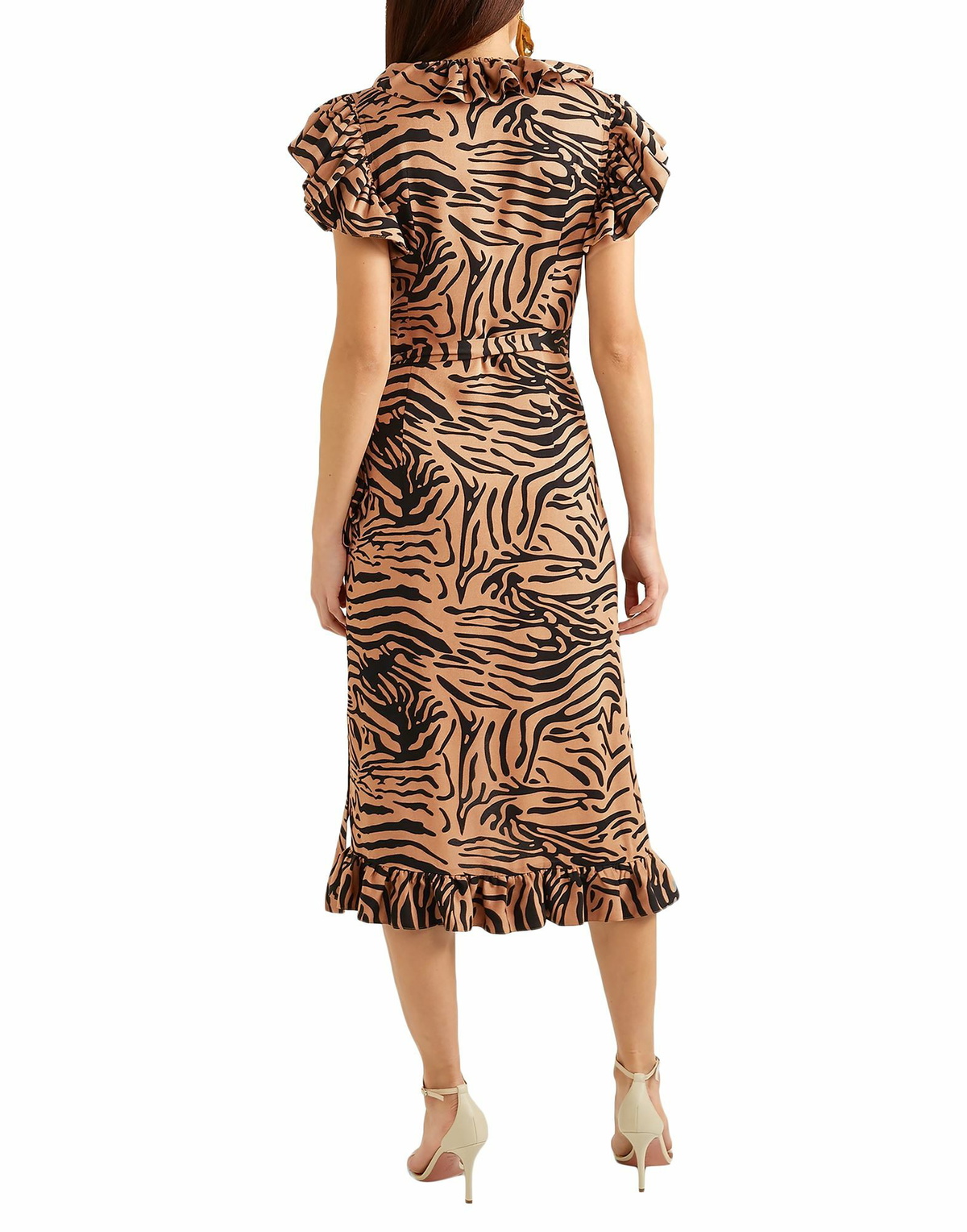 De La Vali Womens Midi dress Sand