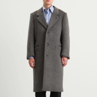 Carter Young Men's Hewitt Wool Coat in Silver Grey