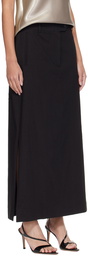 BOSS Black Slit Midi Skirt