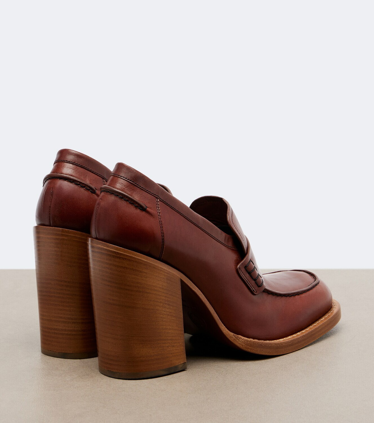Dries Van Noten Leather loafer pumps