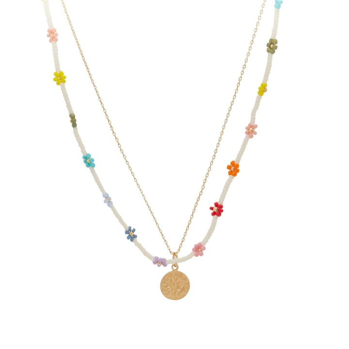 Photo: Anni Lu Women's Flower & Forget Me Not Necklaces in Multi
