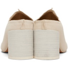 MM6 Maison Margiela Off-White Crosta London Mule Heels