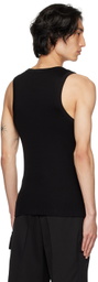 Róhe Black Scoop Neck Tank Top
