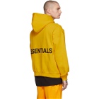 Essentials Yellow Logo Hoodie