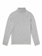 Officine Générale - Merino Cashmere and Wool-Blend Turtleneck Sweater - Gray